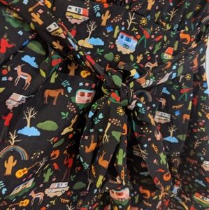 Woodland camping mini dress/tunic